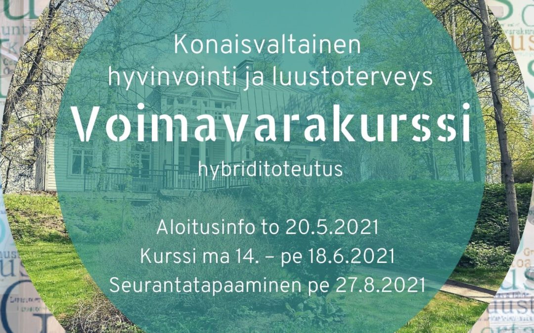 Kaikille avoin voimavarakurssi kokonaisvaltaisesta hyvinvoinnista ja luustoterveydestä