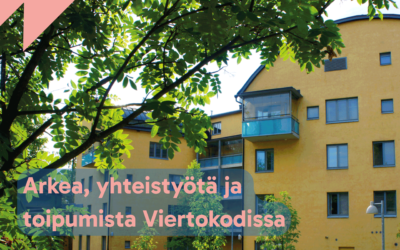 Keskusteluja asukkaan kanssa